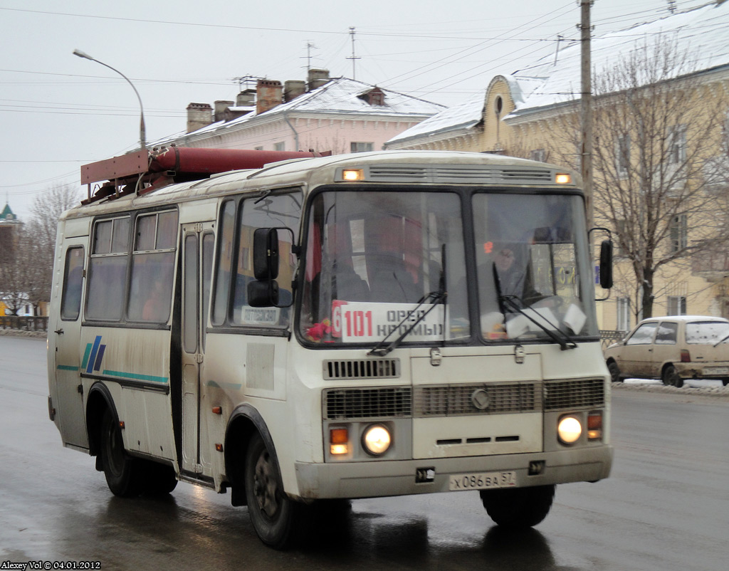 Х 086 ВА 57 Х 086 ВА 57