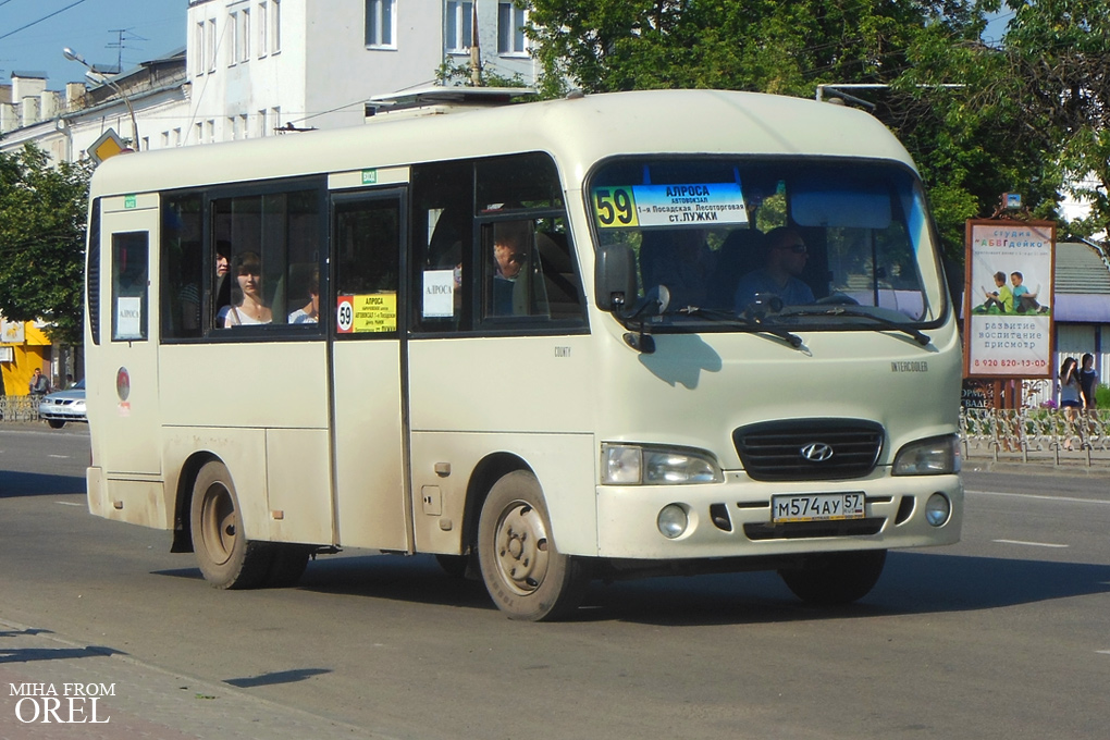 М 574 АУ 57
