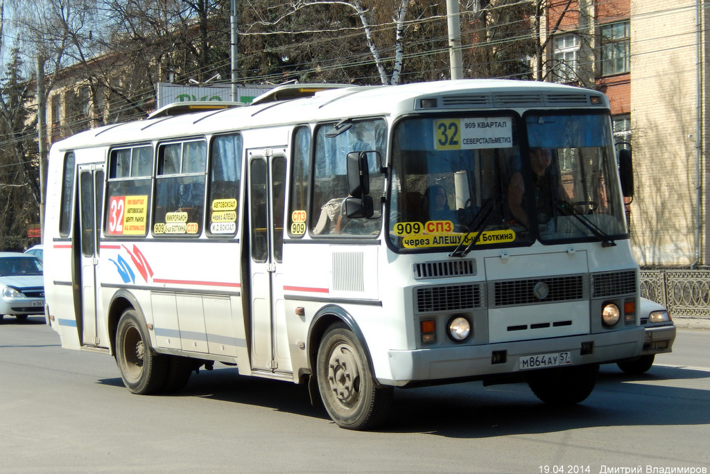 М 864 АУ 57
