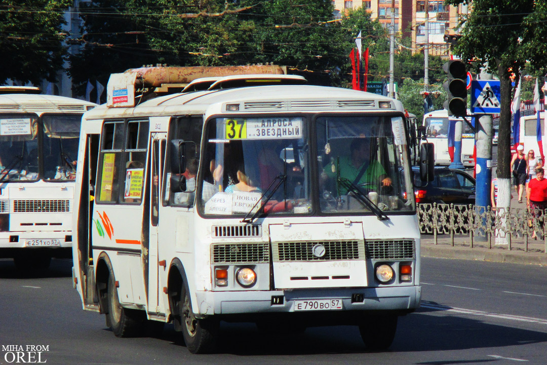 Е 790 ВО 57