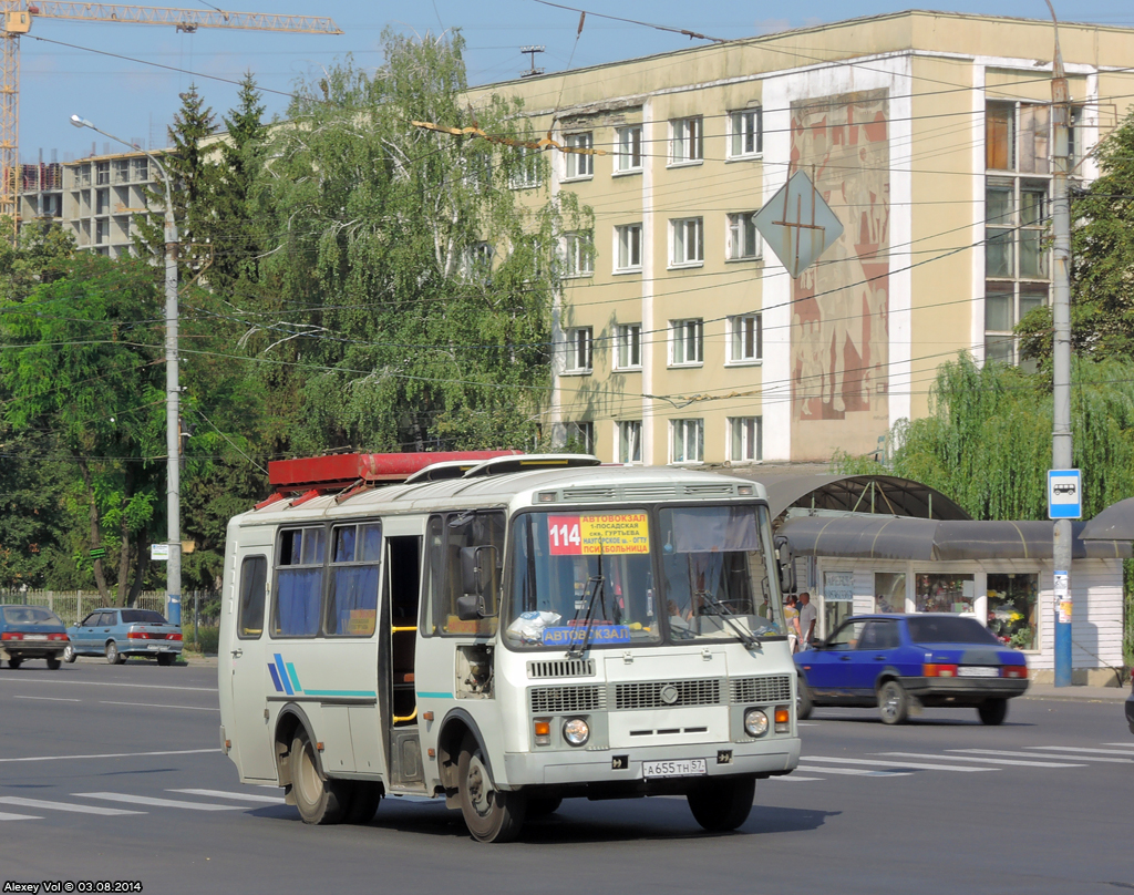 А 655 ТН 57