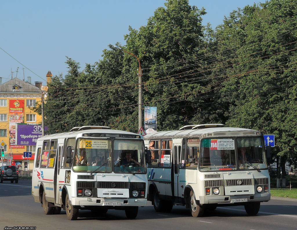 А 407 ХО 57, С 368 ТА 57 А 407 ХО 57, С 368 ТА 57
