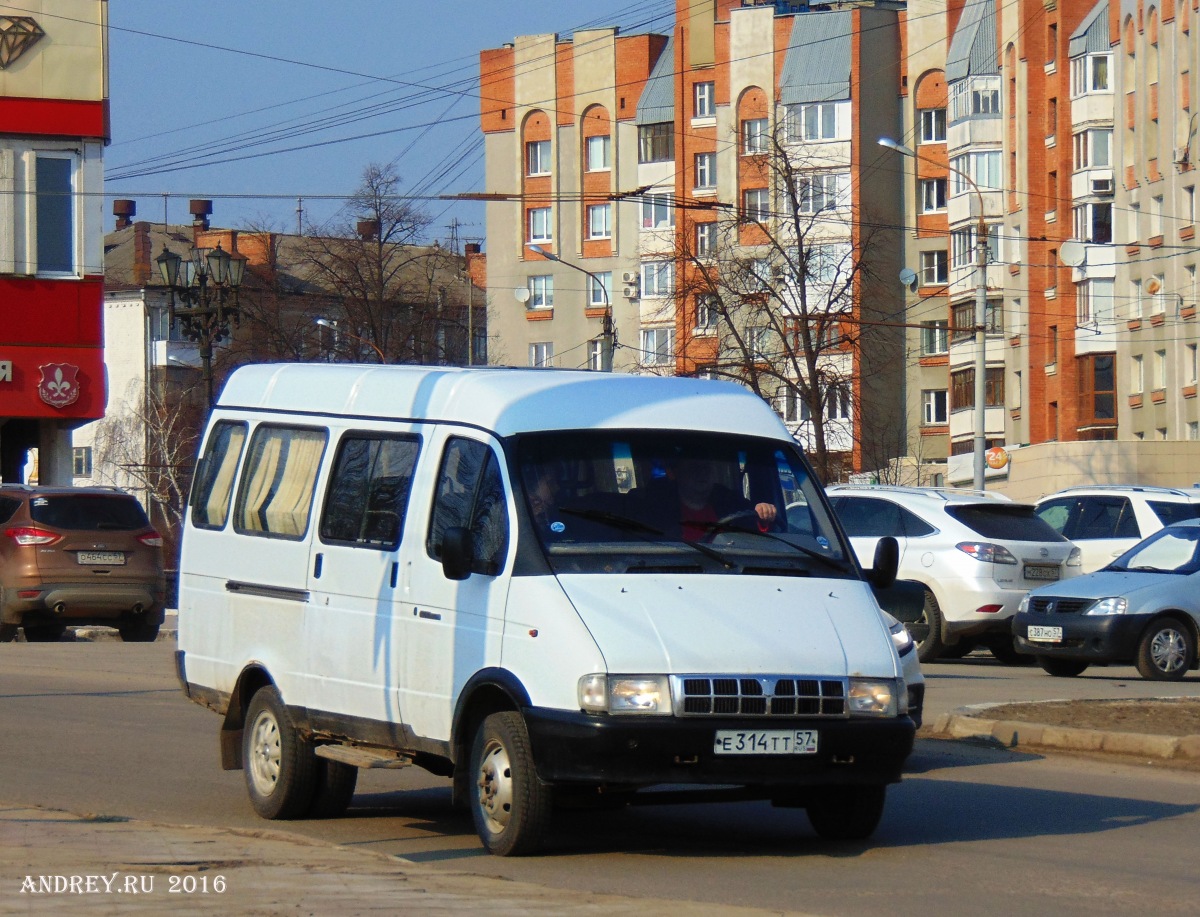 Е 314 ТТ 57