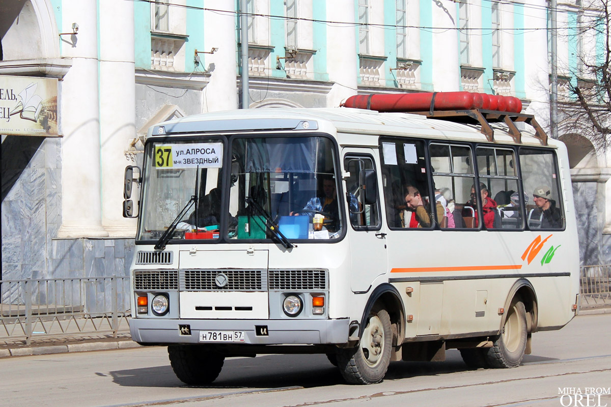 Н 781 ВН 57