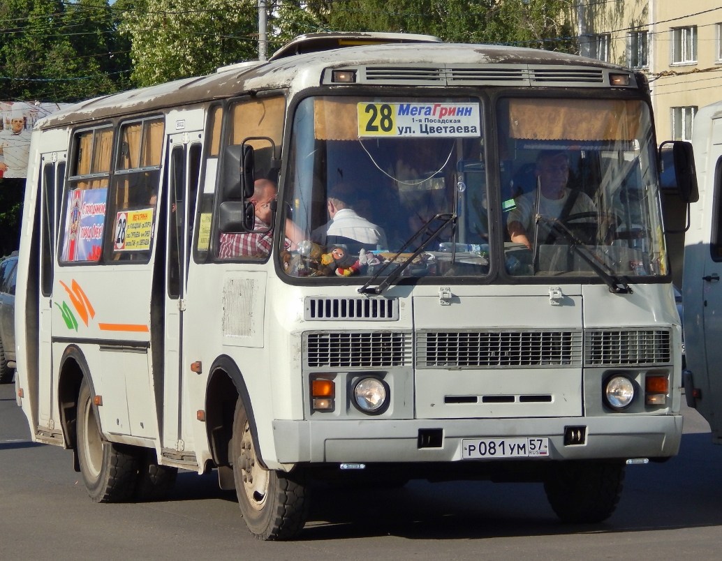 Р 081 УМ 57
