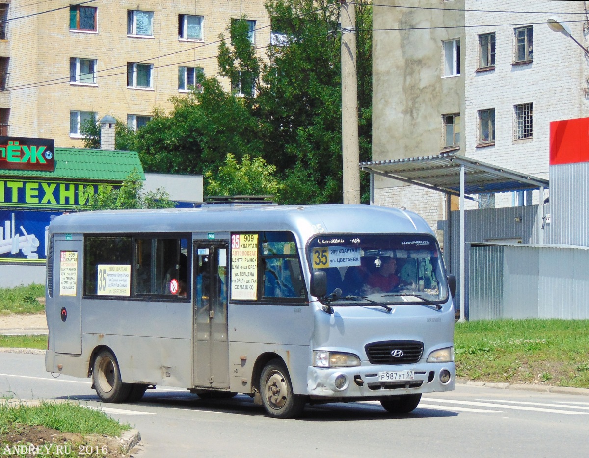 Р 987 УТ 57 Р 987 УТ 57