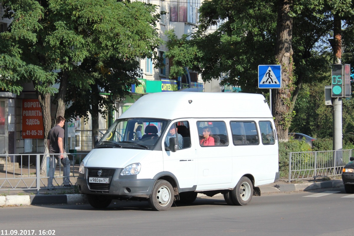 Н 980 ВН 57 Н 980 ВН 57