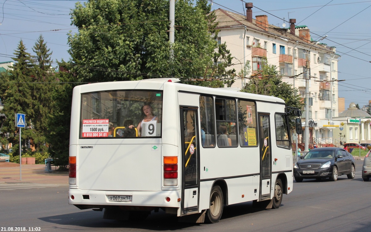 Х 069 ВМ 57
