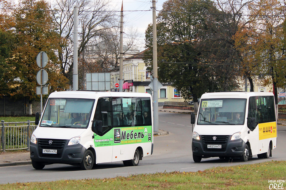 М 651 РМ 57, Х 968 УУ 57