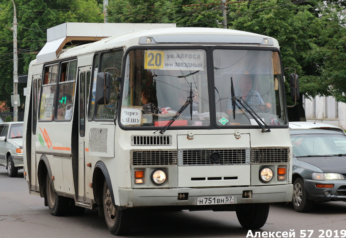 Н 751 ВН 57 Н 751 ВН 57