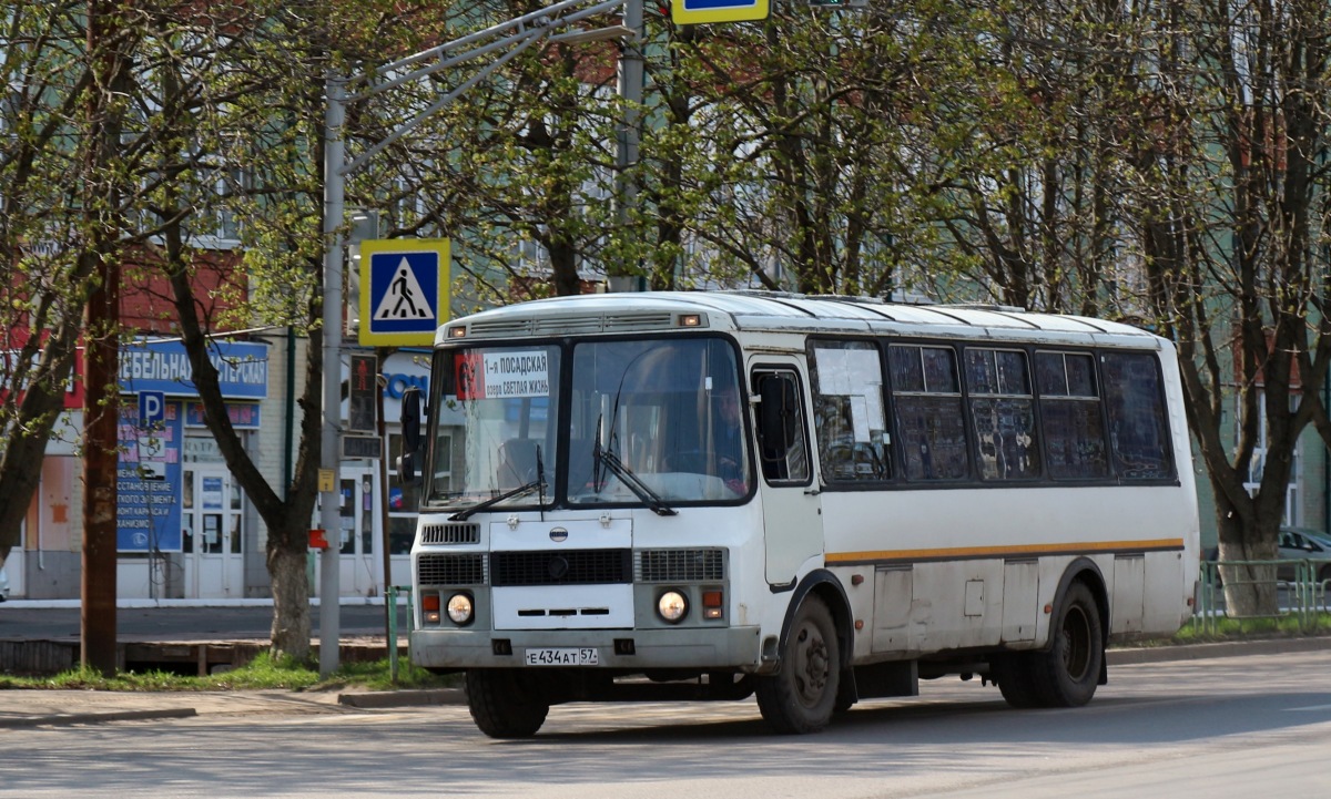Е 434 АТ 57
