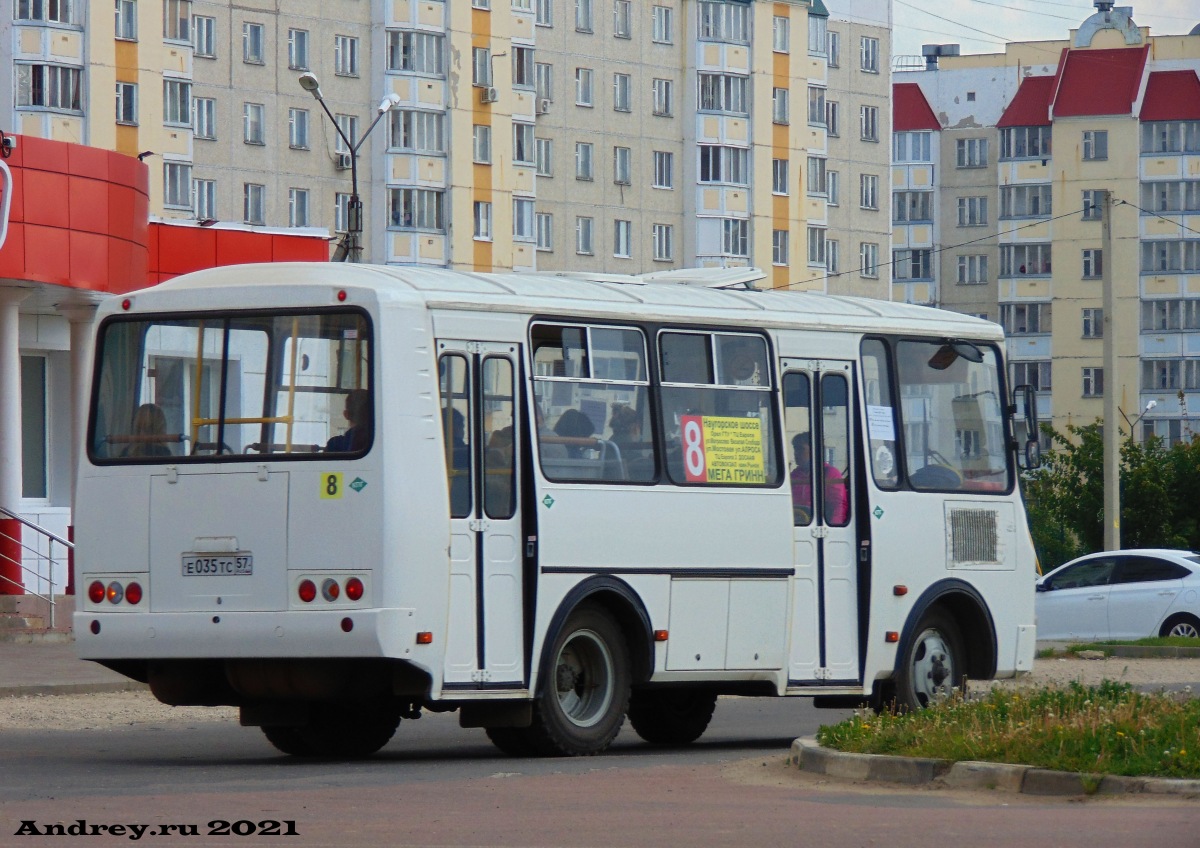 Е 035 ТС 57 Е 035 ТС 57