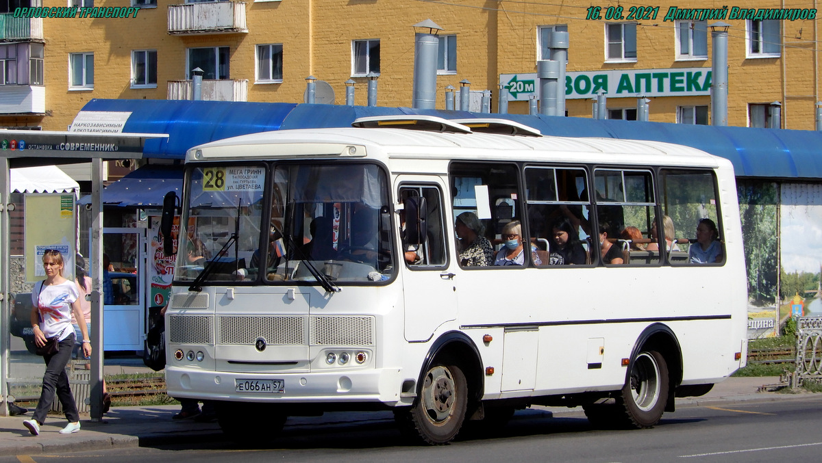 Е 066 АН 57