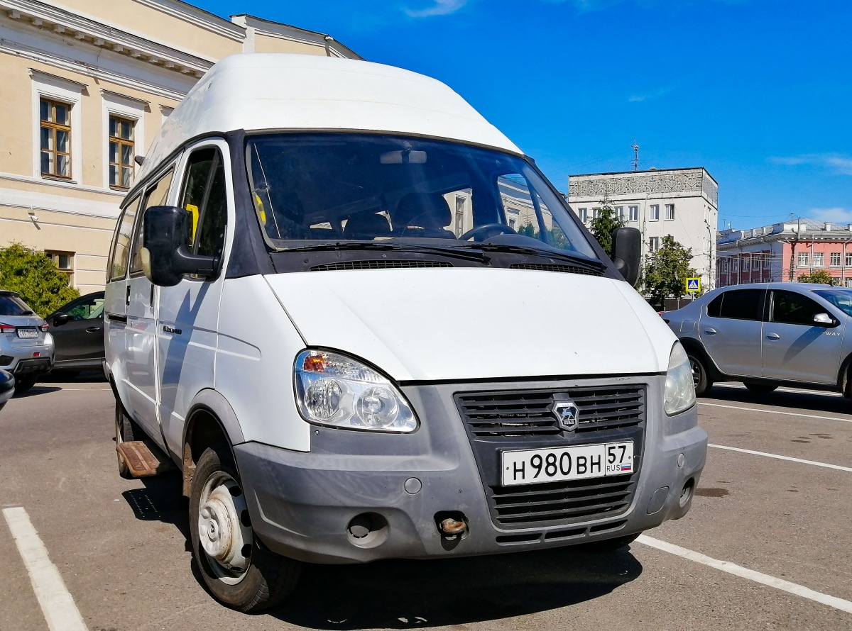 Н 980 ВН 57 Н 980 ВН 57