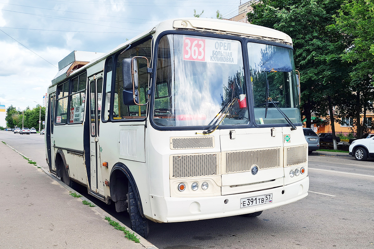 Е 391 ТВ 57 Е 391 ТВ 57