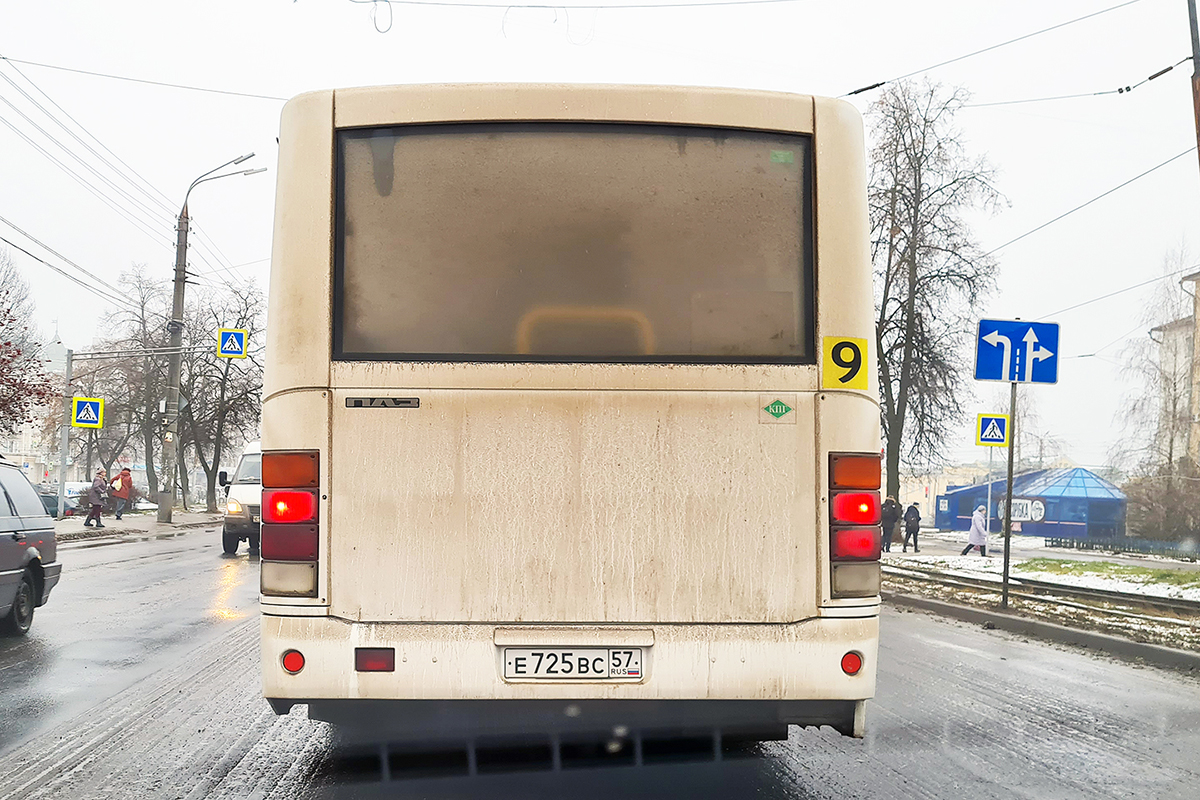 Е 725 ВС 57