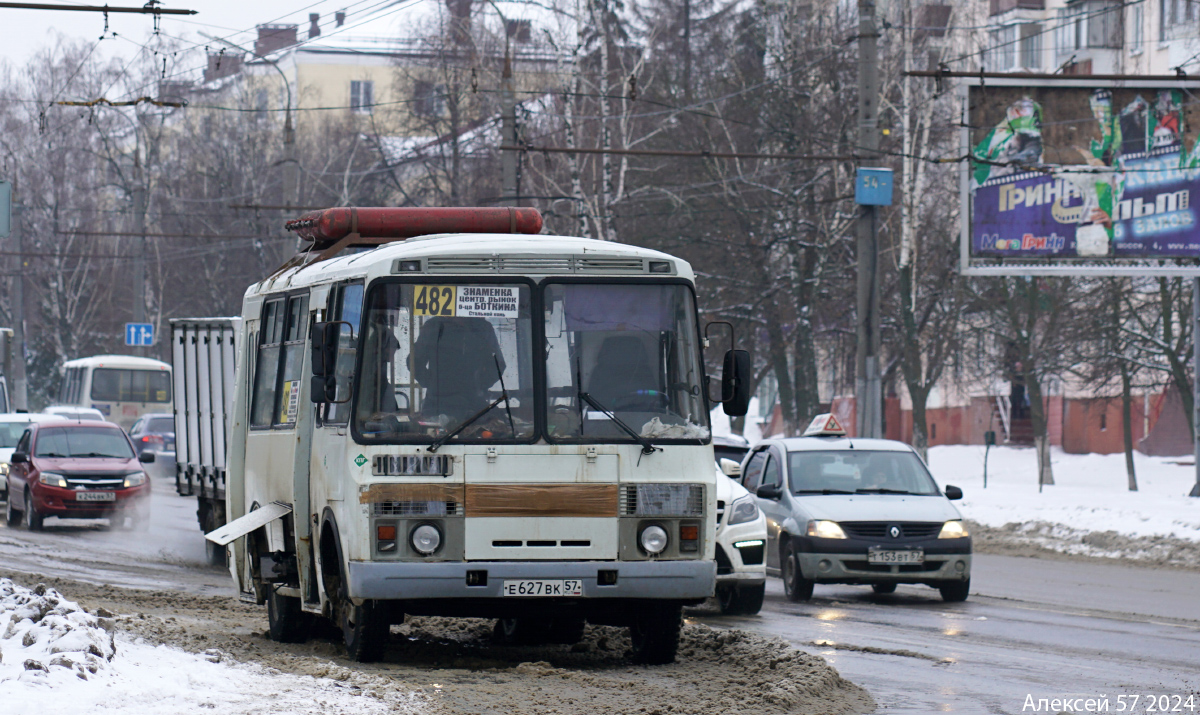Е 627 ВК 57